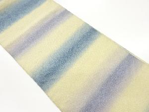 綴れ横縞模様暈し名古屋帯